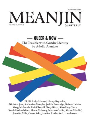 cover image of Meanjin Vol 78, No 1